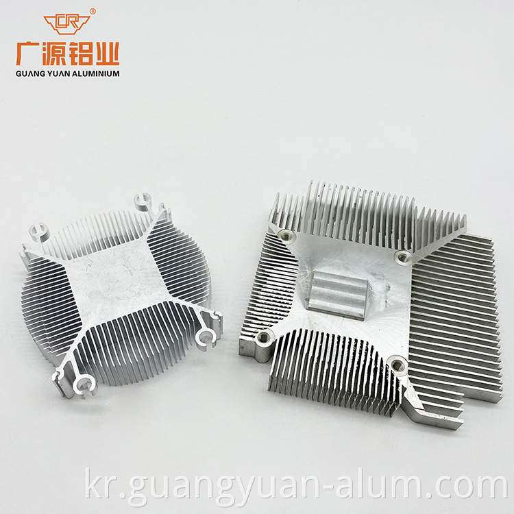 guangyuan aluminum co., ltd Aluminum Extruded Heat Sink Aluminum Extrusion Alloy Aluminum Extrusion for Sale